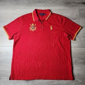 Polo Ralph Lauren Classic Fit Big Pony Red Size XL Short Sleeve Polo Shirt